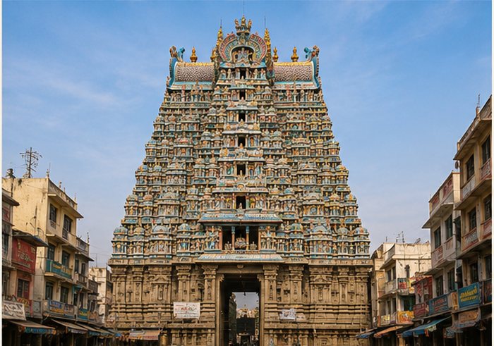 Koodal Azhagar Temple gopuram